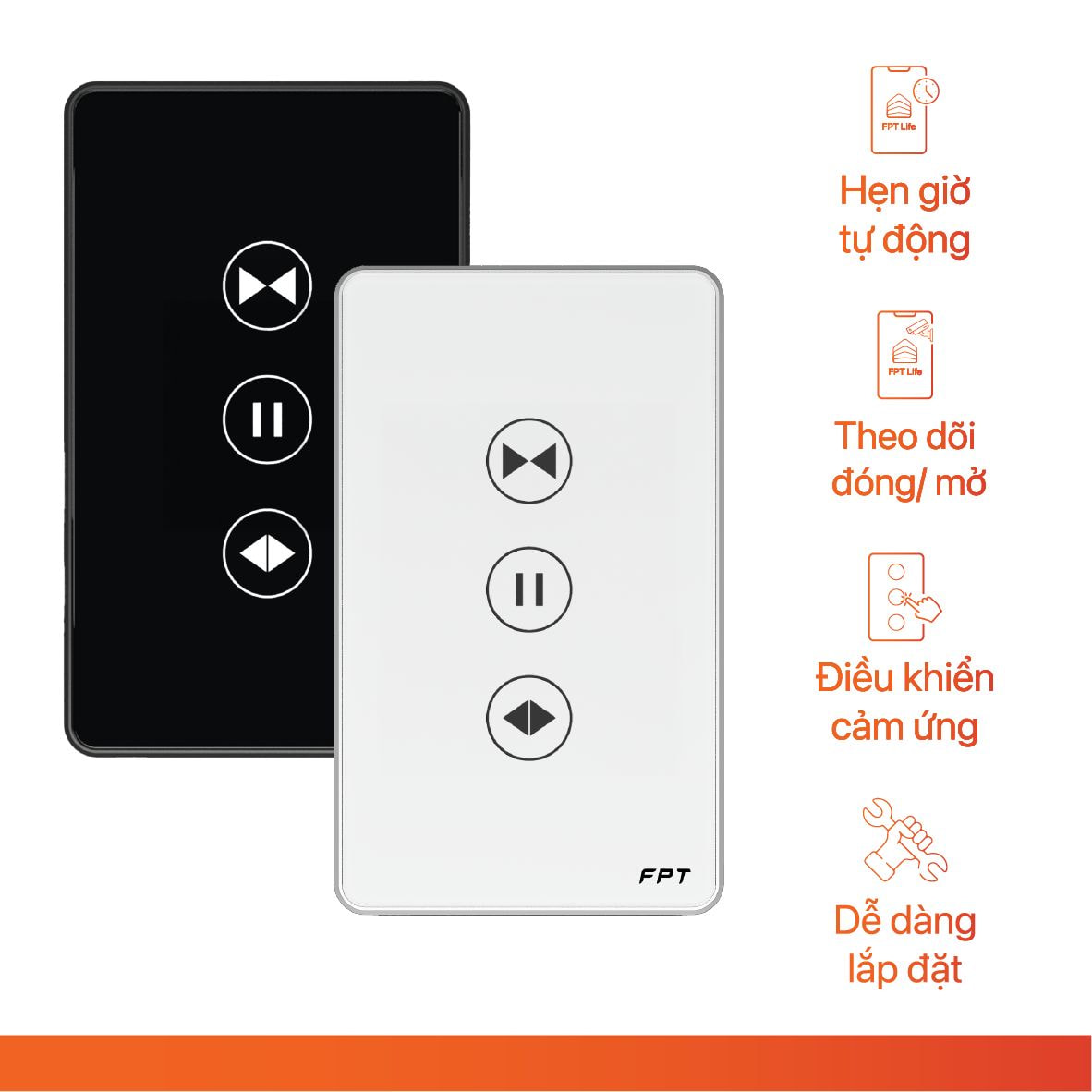 Công Tắc Điều Khiển Rèm Cửa Thông Minh