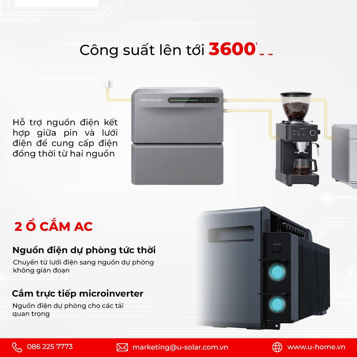 SigenMate – Hệ điện mặt trời lưu trữ mini plug & play (2.6–18.8 kWh) - Ảnh 15